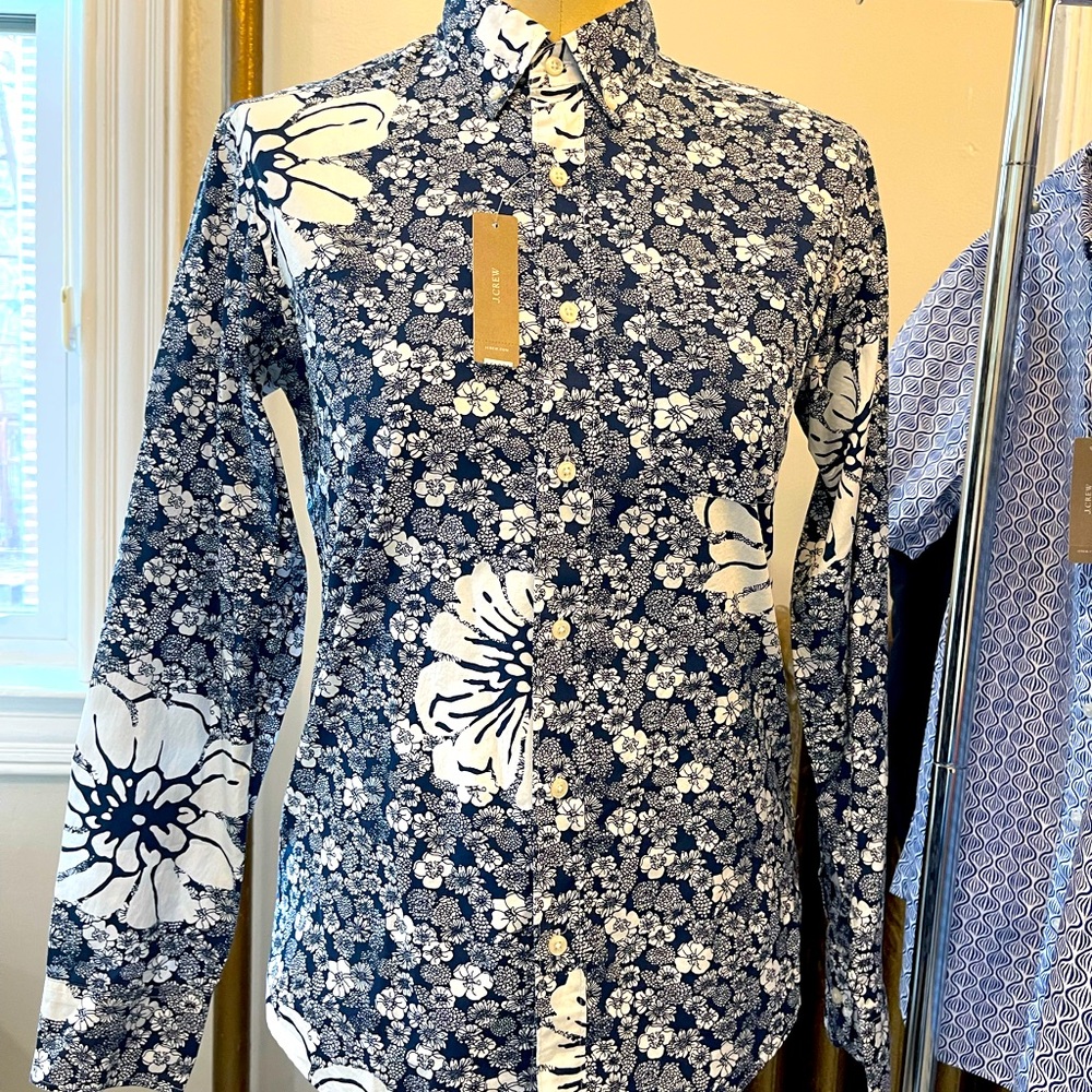 J. Crew, NWT organic slim cut